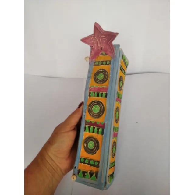 Caja Porta Incienso Artesanal