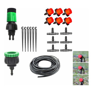 Kit 20 Gotejadores Regador Plantas Automático C/ 25 Metros Kit 20 Gotejadores Regador Plantas Automático C/ 25 Metros