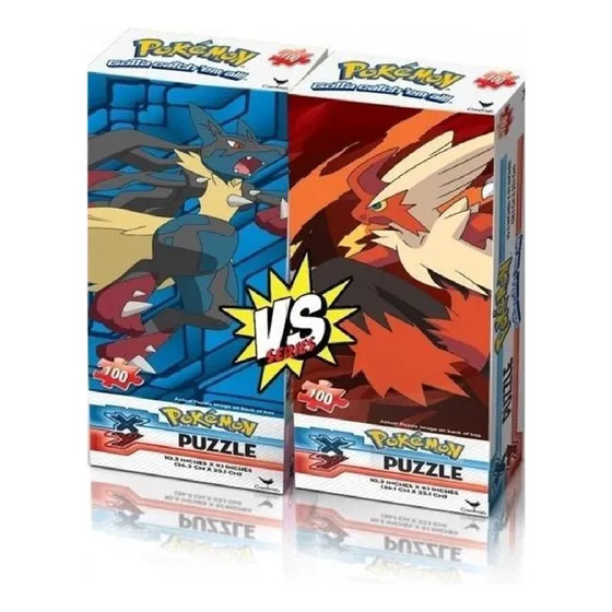 Pokemon Rompecabeza Mega Blaziken Mega Lucario