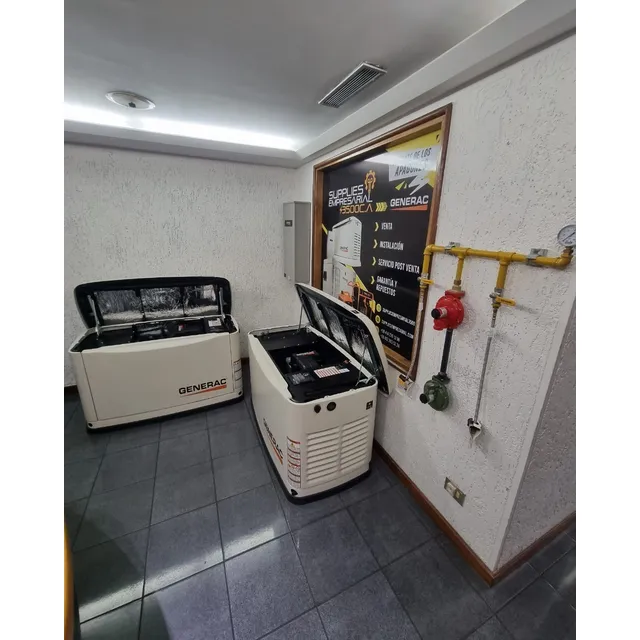 Generador Eléctrico Generac 20kw 3 Fases A Gas Con Transfer
