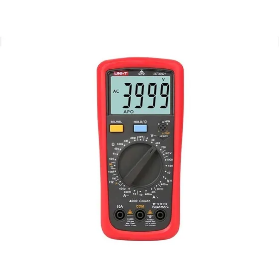 Uni-t  Tester Multímetro Digital  Ut39c+ Plus Ncv Cap Temper