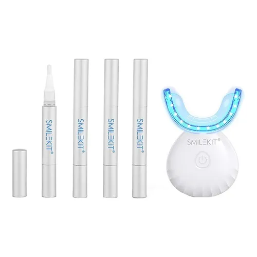 Blanqueador Dental Smilekit Luz Uv Para Aplicar En Casa