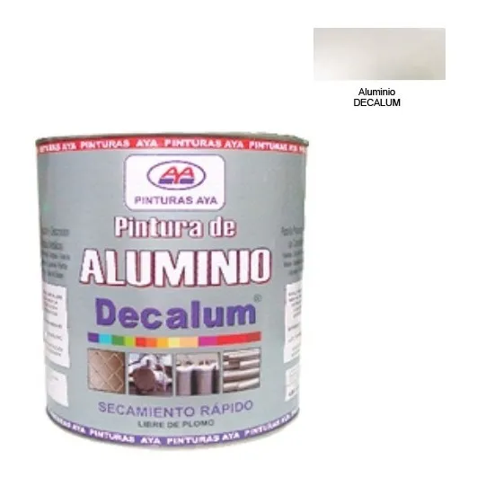 Pintura Aluminio Aya Alta Calidad Galon Secado Rapido
