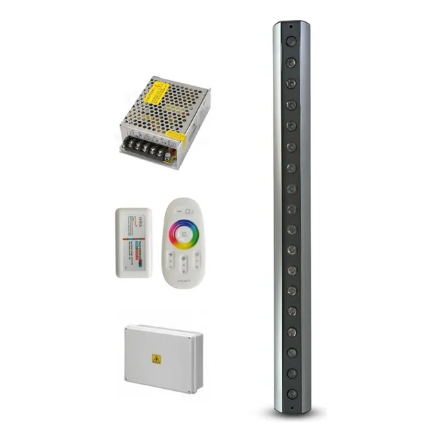 Barra Led Rgb 36w 66cm Mahled Para Piletas 12v