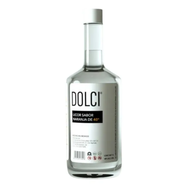 Caja De 12 Licor Dolci 40° De Naranja 1 L