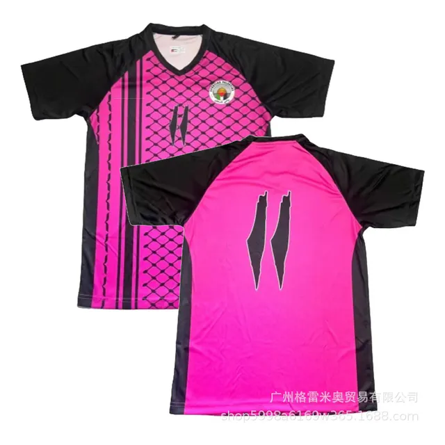 Camiseta De Fútbol Rosa Palestina No 11 2425