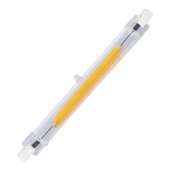 Lampara R7s Cuarzo Led Cob 10w Luz Calida 118mm Yarlux Color de la luz Blanco cálido