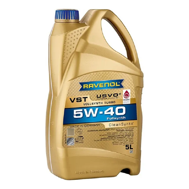 Aceite Ravenol 5w40 5 Litros Sintetico Vst Sn/sp