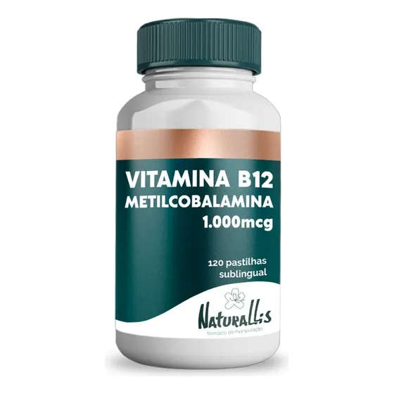 Vitamina B12 1000mcg - 120tablets Sublingual Metilcobalamina