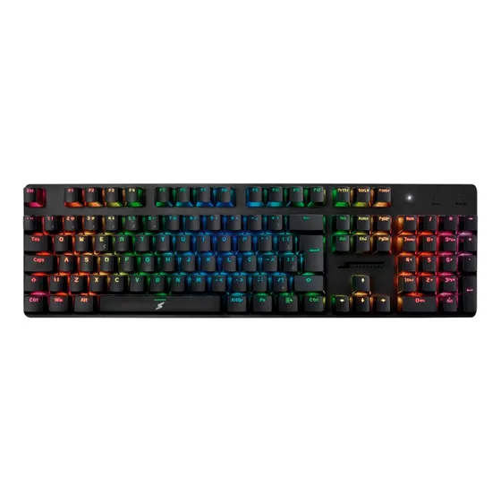 Teclado Gamer Superframe Origins, Rgb, Switch Red, Preto