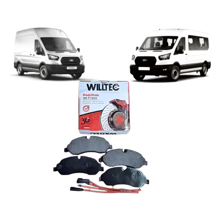 Pastilha Freio Dianteira Ford Transit 2022 Em Diante Pastilha Freio Dianteira Ford Transit 2022 Em Diante