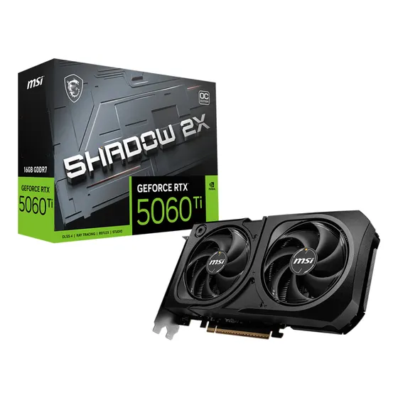 Mercado Livre Placa De Video Rtx5060ti 16gb Shadow 2x Oc Plus Msi image