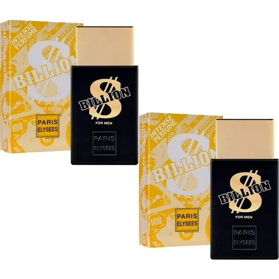 Kit Com 2 Perfumes Paris Elysees Billion For Men 100ml