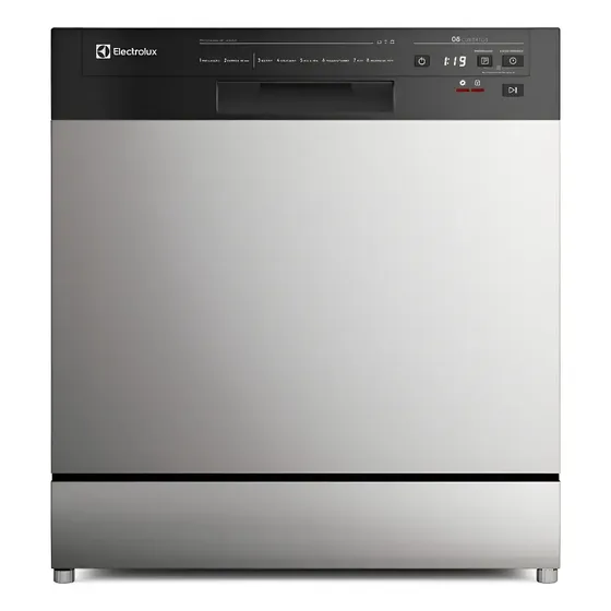 Lavavajillas Electrolux 8 Servicios Inox Con Programa Rápido Gris | Cuotas sin interés