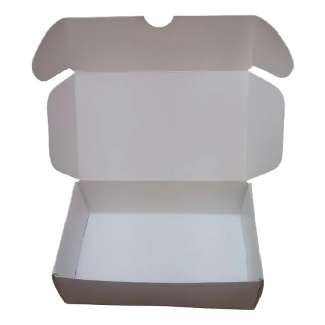 Minicajitas De Cartón Blancas  Pequeñas / Pack De 6 Unidades