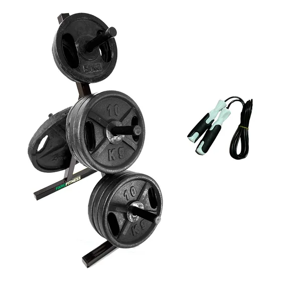 Porta Discos Gym Soporte Gimnasio 25 Mm 30 Mm