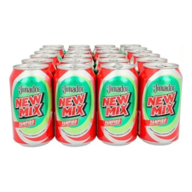 Pack De 24 Bebida Preparada New Mix Jimador Vampiro Lata 350