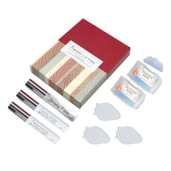 Kit Para Lifting Strong Y Laminado De Pestañas Neicha Amino