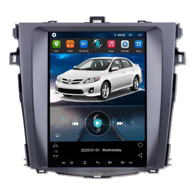 Pantalla Android Tesla Toyota Corolla 2006-2014