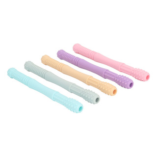 5 Palitos De Dentición Para Bebés, Huecos, Para Moler Suavem 5 Palitos De Dentición Para Bebés, Huecos, Para Moler Suavem