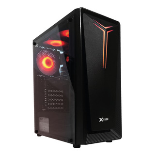 Gabinete Gamer Xcase Zeus Negro Con 3 Ventiladores Argb Gabinete Gamer Xcase Zeus Negro Con 3 Ventiladores Argb