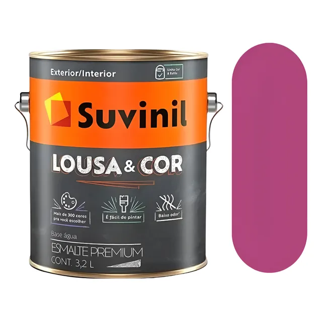 Tinta Rosa Pink Lousa Suvinil Parede Metal Madeira 3.2l