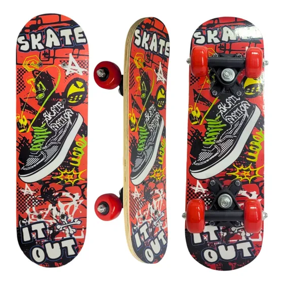 Skate Semi Profissional Infantil 30 Kg Jr Unisex Estampado