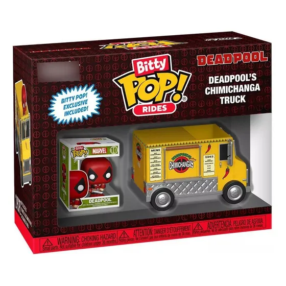 Funko Bitty Pop Rides Marvel Deadpool Camion De Chimichanga
