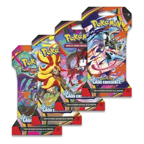 Pokémon Tcg Scarlet & Violet Journey Together X 4 Sobres Esp