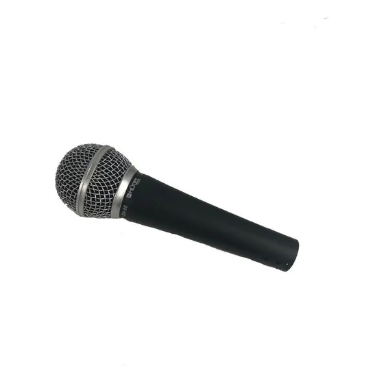 Micrófono Parquer 58 Dinámico Cardioide Para Voz Con Cable Color Negro