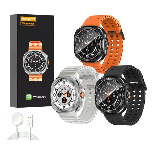 Smartwatch Watch Ultra Ma27 47mm Amoled Nfc Chatgpt + Brinde
