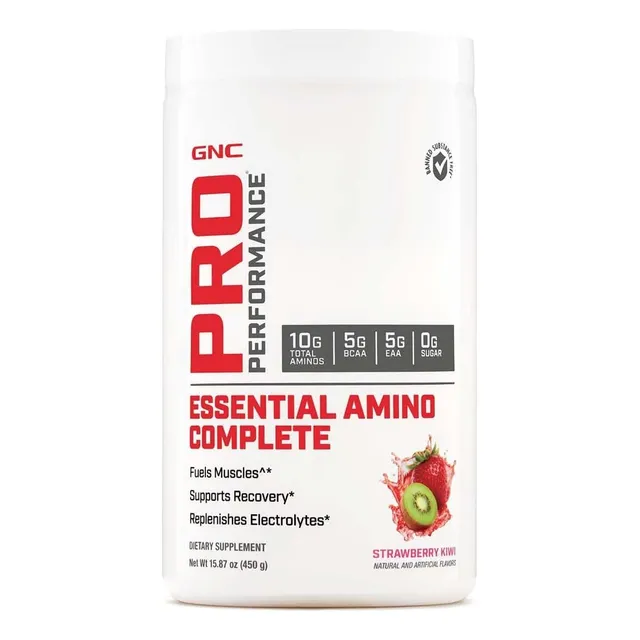 Amino Completo Esencial Gnc Pro 450 Gr Fresa