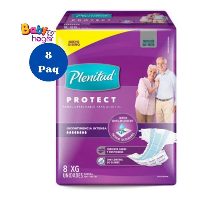  Pañales Adulto Plenitud Protect 8uni Talla Xg 8paq