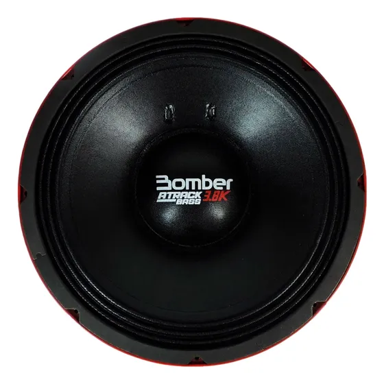 Woofer Bomber 15pol Atrack Bass 3.8k Vermelho 1900w 4ohms