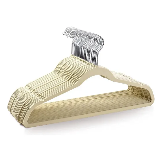 Perchas Toler GLV03 pack  de 50 unidades color beige