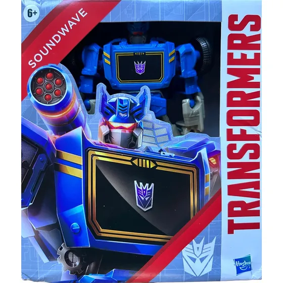 Juguete Transformers Soundwave 6 Pasos Basico 16 Cm Alto