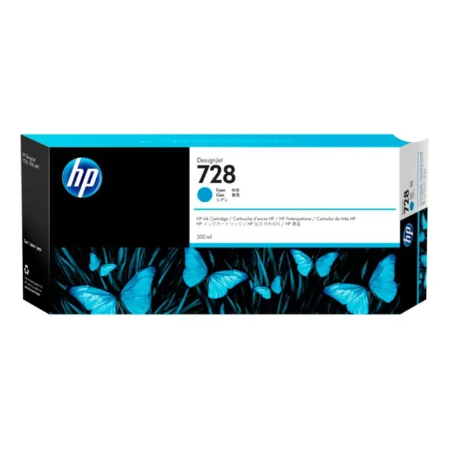 Tinta Hp 728 Color Negro De 300ml