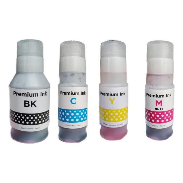 Kit 4 Tintas Color Bk C M Y Para Canon Pixma G3160 2160