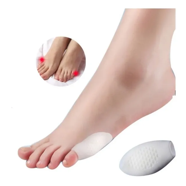 Par Protetor Dedinho Dos Pés Em Silicone Alivio Da Dor, Pés