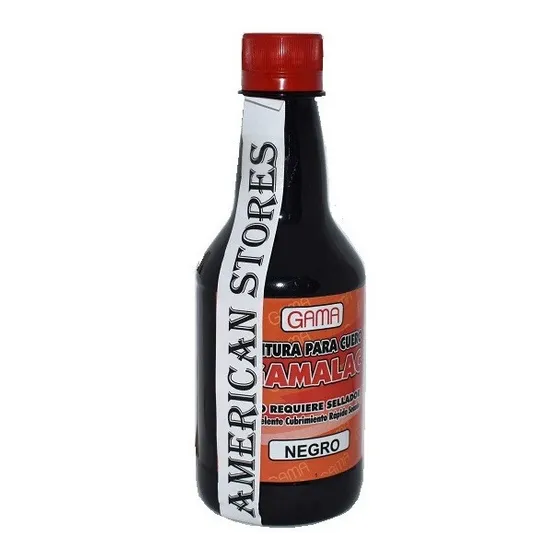 Tinte Para Cuero Pintura Color Negro X 375 Cc 