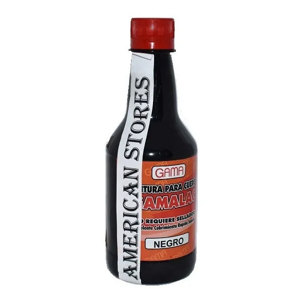 Tinte Para Cuero Pintura Color Negro X 375 Cc 