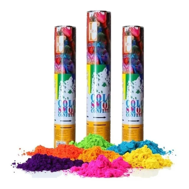 Fiesta Tubo Lanza 40 Popper Confetti Hora Loca Colores Neon