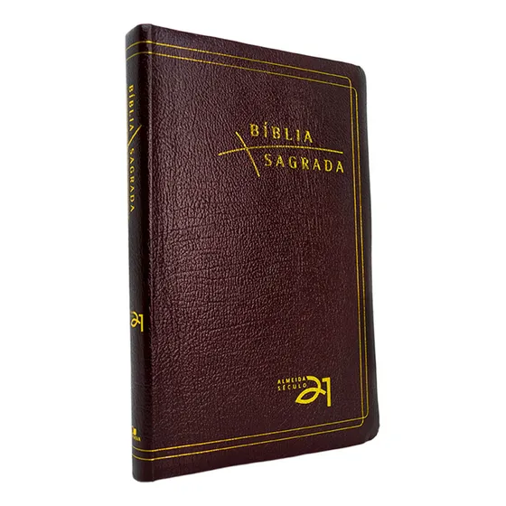 Bíblia Almeida Século 21 Com Referências Cruzadas - Capa Luxo Couro Bordô, De Diversos Cooperadores. Editora Vida Nova Em Português
