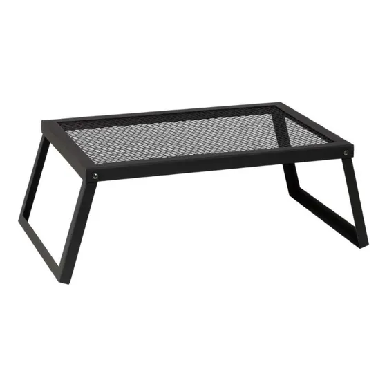 Parrilla Patas Plegable Acero Camping Parrillero  Motorhome