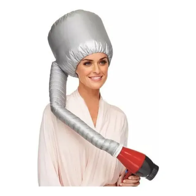 Touca Térmica Cabelo Difusora Secadora Cetim Seda Anti Frizz
