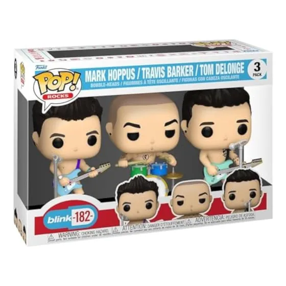 ¡funko Pop! Rocks: Blink-182, Paquete De 3