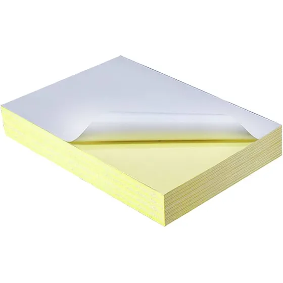 Papel Autoadhesivo Calcomania Etiqueta Tamaño Carta 100 Hoja