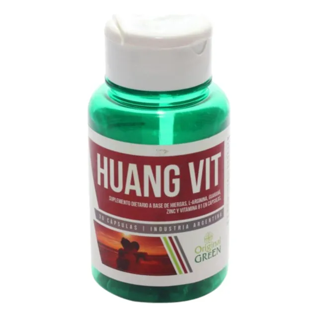 Suplemento Vigorizante Masculino Natural Huang Vit X 30 Caps