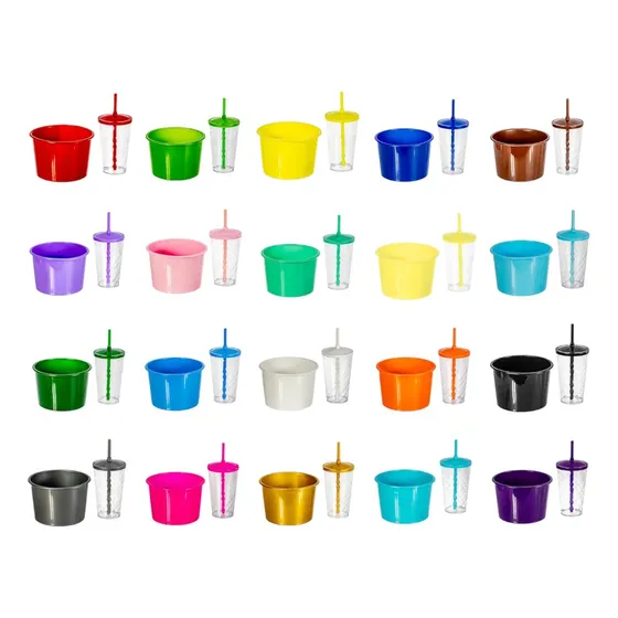 15 Baldes De Pipoca 1,5l + 15 Copos Twister 500ml - Cinema