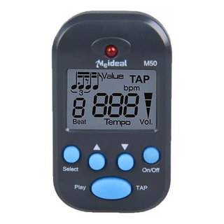 Metronomo Digital Mideal M50 Preto Versátil Metronomo Digital Mideal M50 Preto Versátil